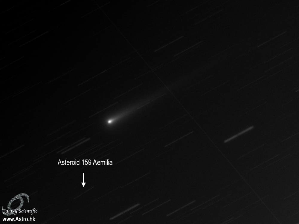 C2012 S1 and Asteroid 159 Aemilia.JPG